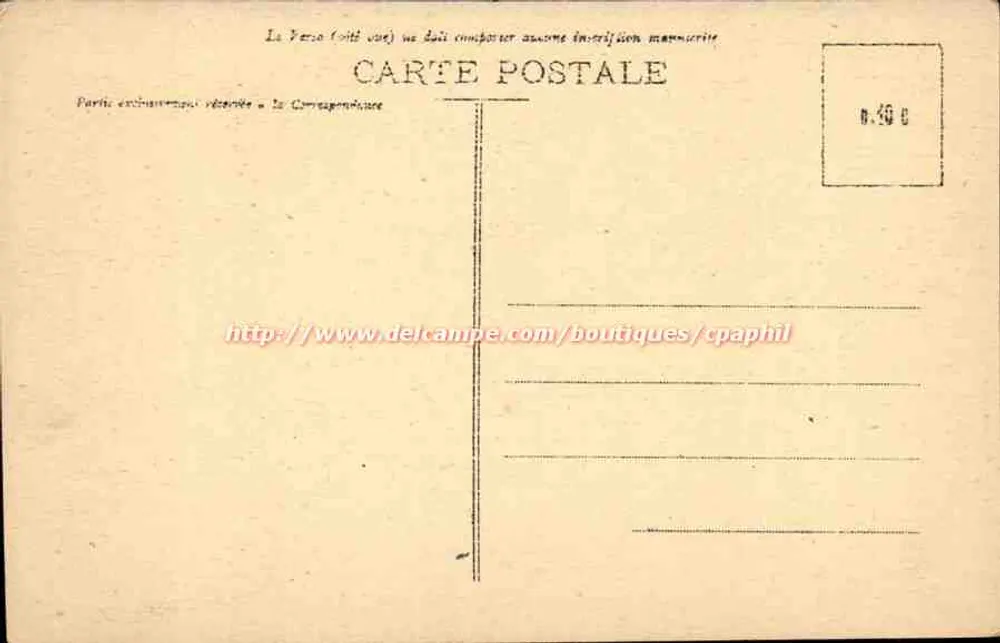La Bastie d'Urfe - Eines der Glasfenster (aus dem Jahr 1858) — L.D. - n°14 - Rückseite