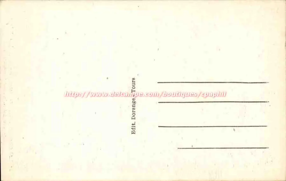 Lavardin (L.-et-C.) - Das Schloss (Historisches Denkmal) - Alte Eingang (Ehrenstiege) - R.D. - Rückseite