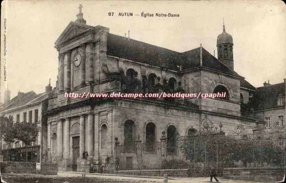 Autun — Igreja de Nossa Senhora — Huvy & Duvetot - Frente