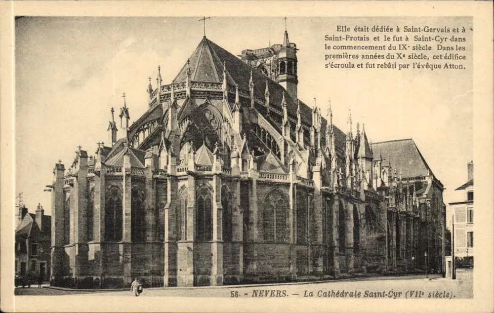 Nevers — Katedra Świętego Cyryla (VII wiek) - Awers