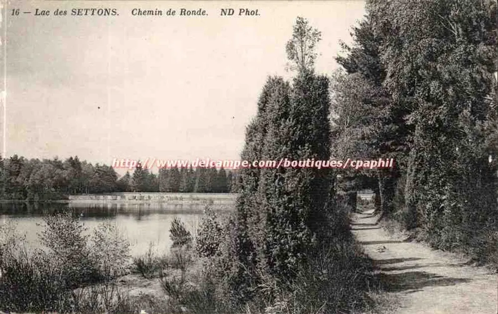 Lago dos SETTONS — Caminho de Ronde — ND Phot. - Frente