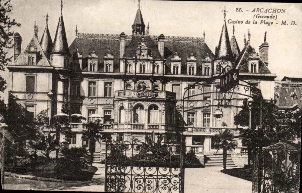 Arcachon (Gironde) — Casinohuis aan de Kust — M. D. - Voorkant