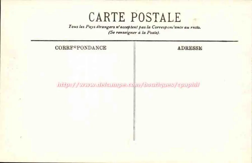 Chambord — O Castelo (lado Leste) — Bazin - Verso