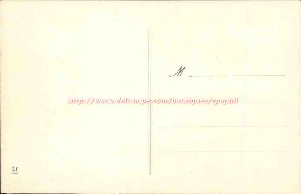 Lourdes - As Rampas e a Basílica — Editor Labouche, Périgueux, n° 822 - Verso