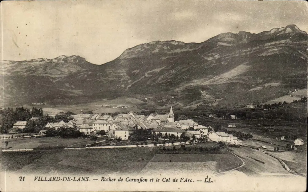 Villard-de-Lans — Rocher de Cornafion e o Col de l'Arc — LL. — N° 21 - Frente