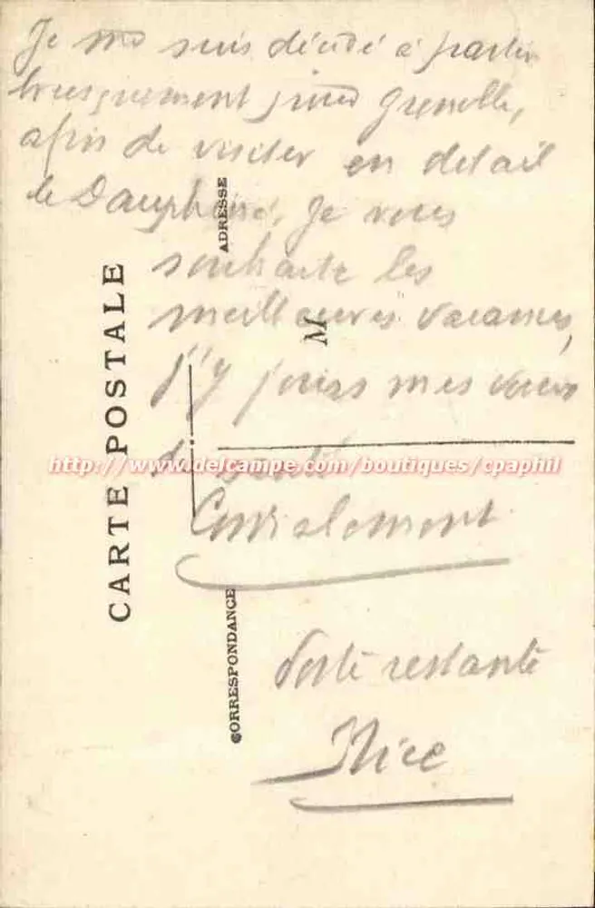Les Ponts de Claix e o Drac — Ao redor de GRENOBLE — E.R. - Verso
