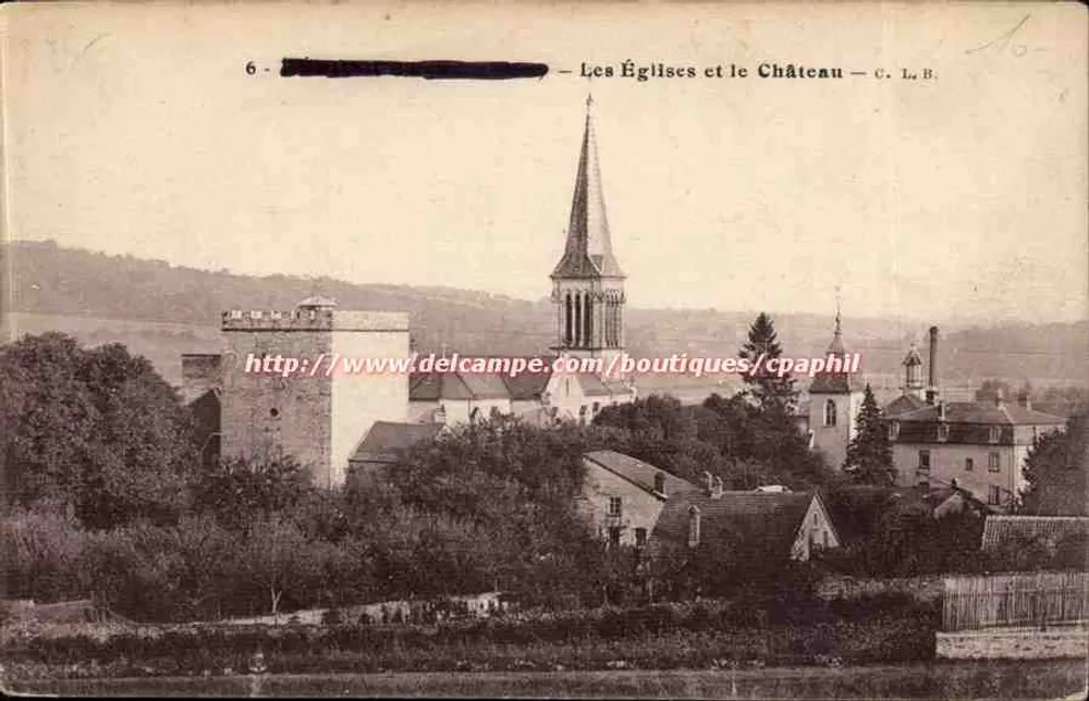 As Igrejas e o Castelo — C. L. B. - Frente