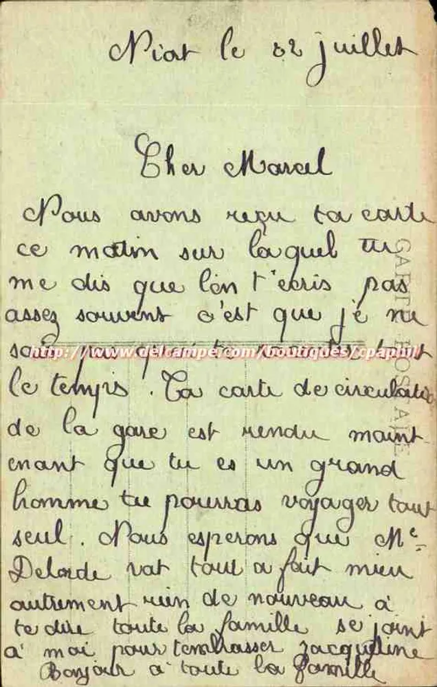 Niort - Os pontes sobre a Maine — Coleção Mar Minard, n° 230 - Verso