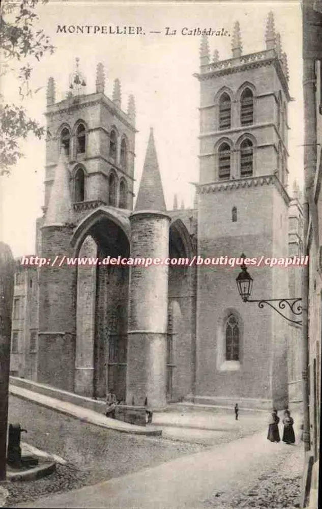 Montpellier — A Catedral — Imp. Phot. C. Crengette, Paris-Saint-Cloud - Frente