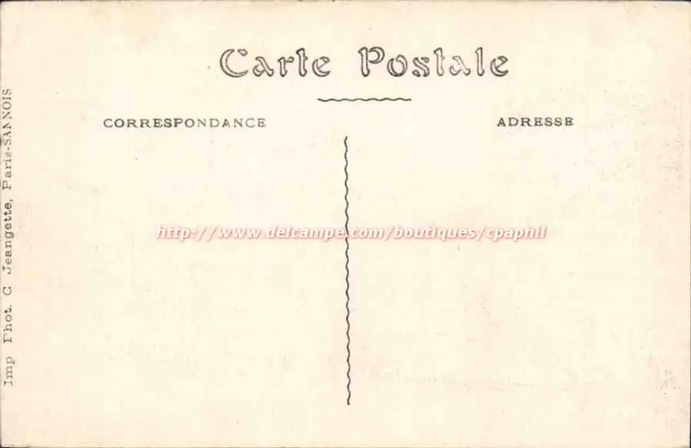 Montpellier — O Castelo da Água — Imp. Fot. C. Jeanette, Paris-Sannois - Verso