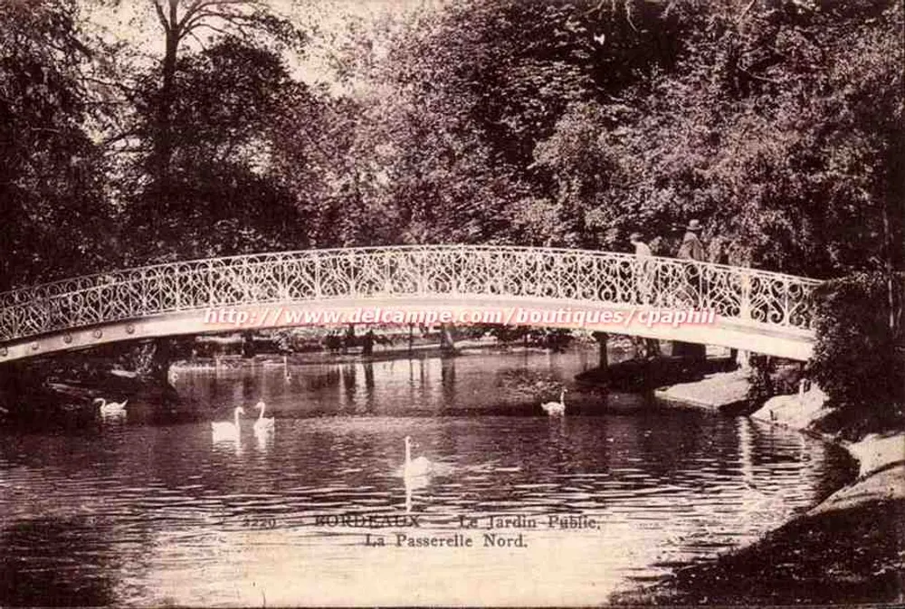 Bordeaux — O Jardim Público, A Ponte do Norte — Delcampe.com - Frente