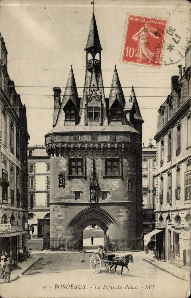 Bordeaux — A Porta do Palácio — S.V.I. - Frente