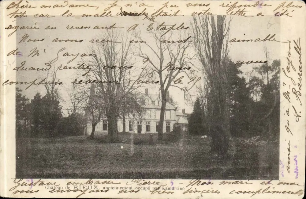 Château de Rieux — einst von Lamartine bewohnt — unbekannter Verlag, Seriennummer nicht sichtbar - Vorderseite
