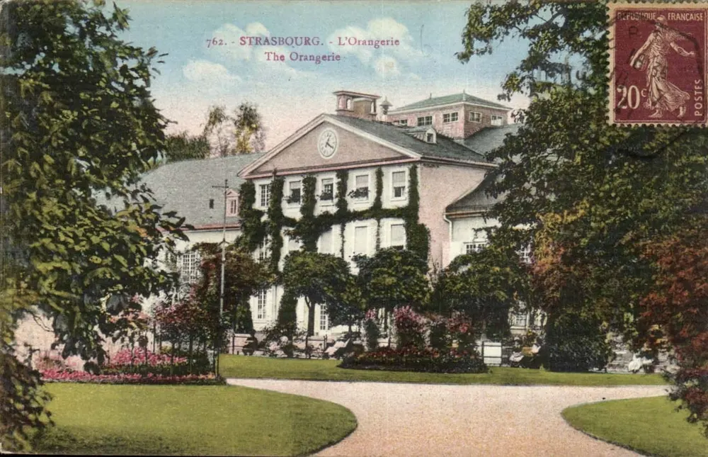 Strasbourg - A Orangerie — editor anônimo, n° 762 - Frente