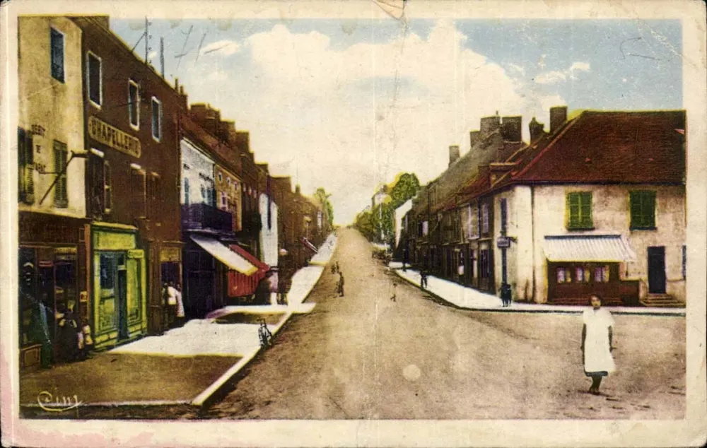 Planzy-les-Mines — Grande Rue — Ciny - Frente