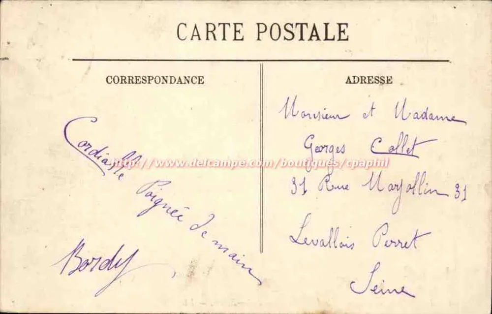 Le Mans — Allgemeiner Blick, aufgenommen vom Quai Ledru-Rollin — LL - Rückseite