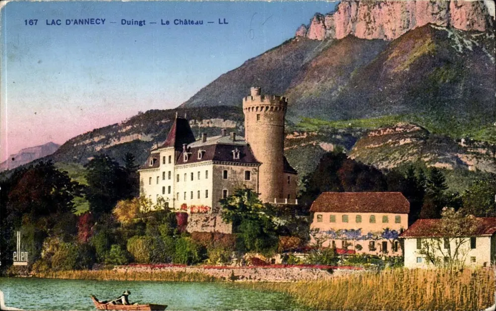 Lac d'Annecy — Duingt — O Castelo — LL — 167 - Frente