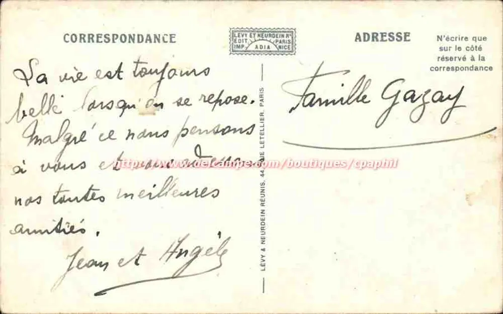 Lac d'Annecy — Duingt — O Castelo — LL — 167 - Verso