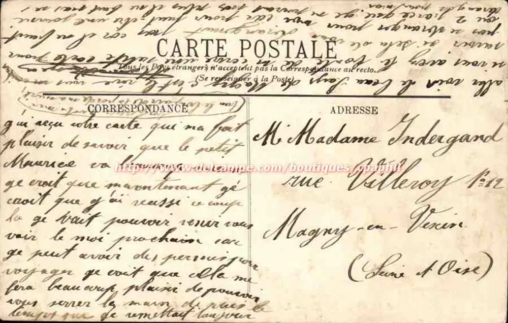 Dieppe — A Ponte na Hora da Maré — LL, n°232 - Verso