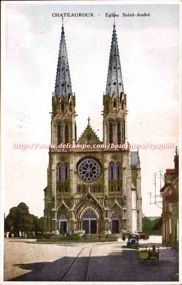 Châteauroux — Igreja de São André — Editor Delcampe - Frente