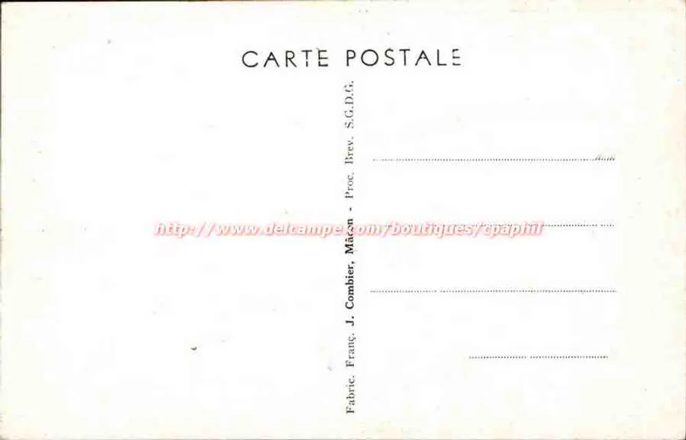Châteauroux — Igreja de São André — Editor Delcampe - Verso