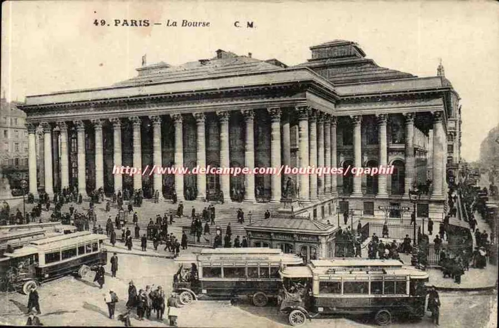 Paris — A Bolsa — C.M. n°49 - Frente