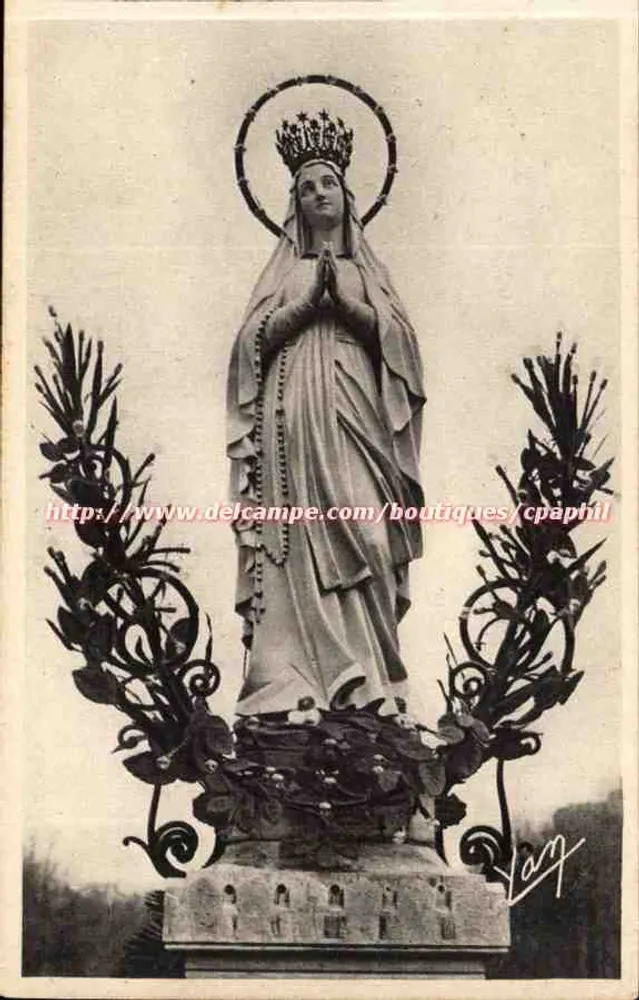 Lourdes — A Virgem Coroada — Edição Fotográfica Ognaul, Lourdes - Frente