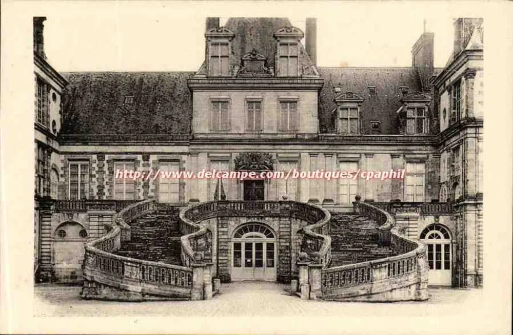 Schloss Fontainebleau — Pferdegalopp-Treppe — Edition des Musées Nationaux - Vorderseite