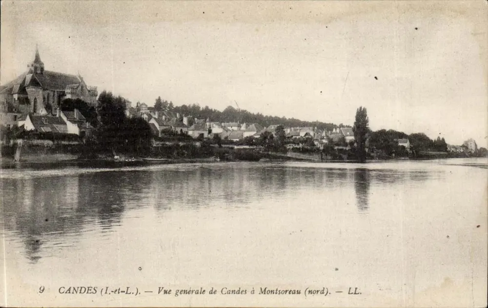Candés (I.-et-L.) — Vista generale di Candés a Montsoreau (nord) — LL. - Recto