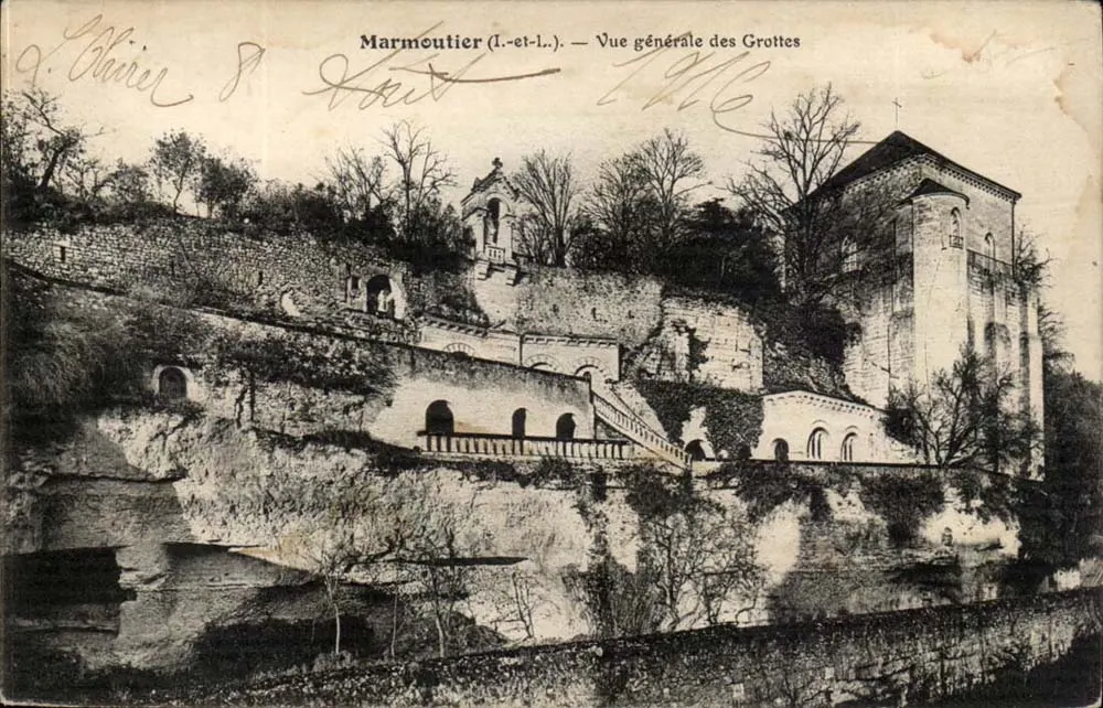 Marmoutier (Loire-et-Cher) — Vista geral das Grutas — editor desconhecido, número de série não visível - Frente