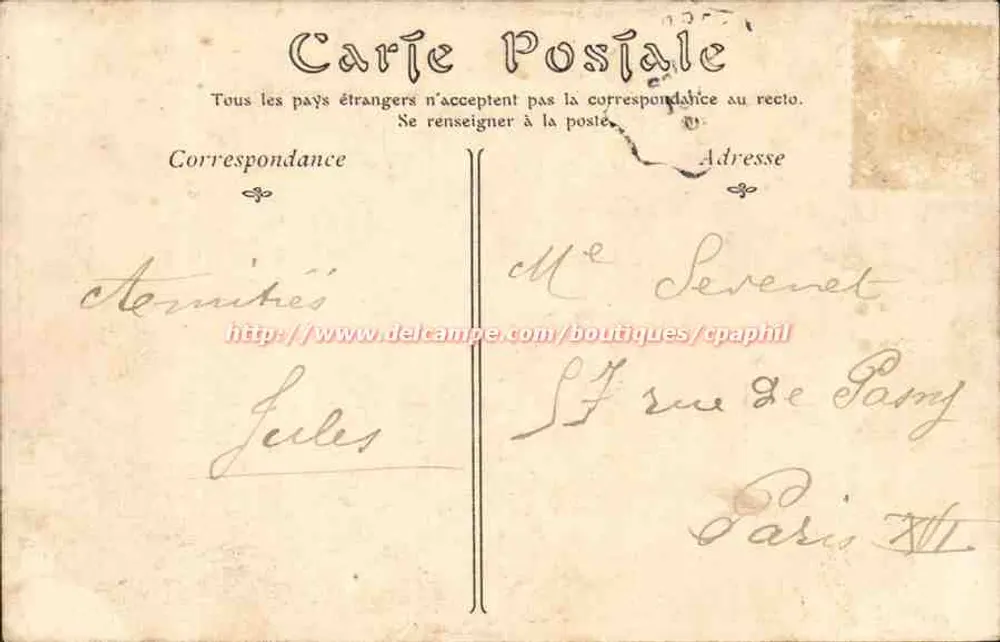 Fécamp — Destiladoria da Bénédictine — ND Phot - Verso