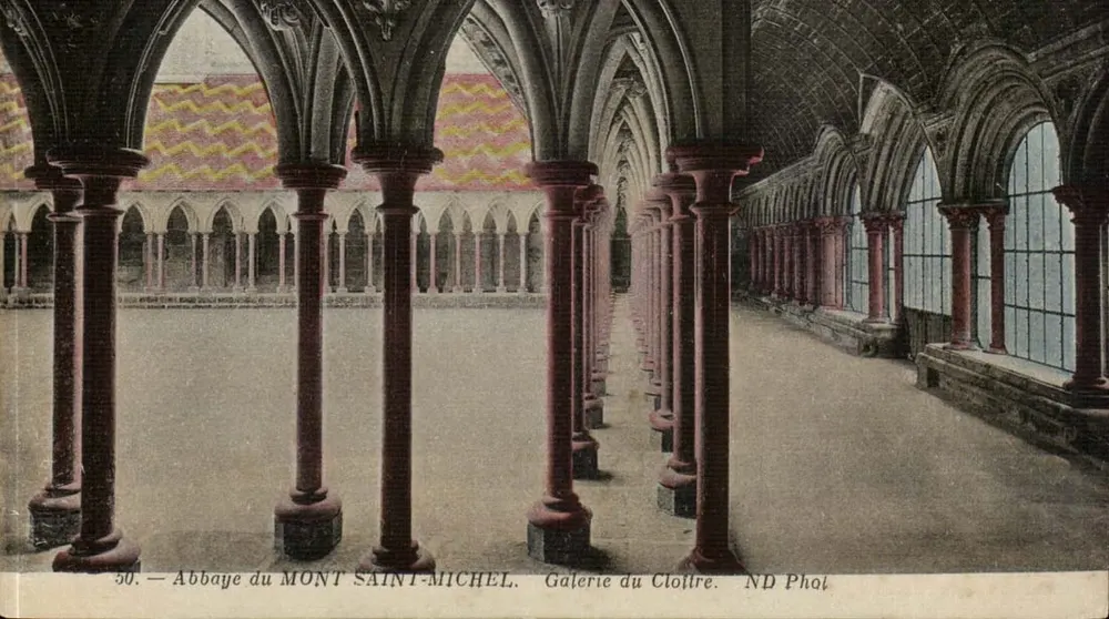 Abtei MONT SAINT-MICHEL — Galerie des Klosterraums — ND Phol - Vorderseite