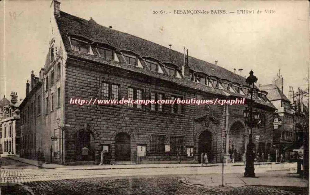 Besançon-les-Bains — Das Rathaus — Verlag Delcampe, Nr. 20161 - Vorderseite