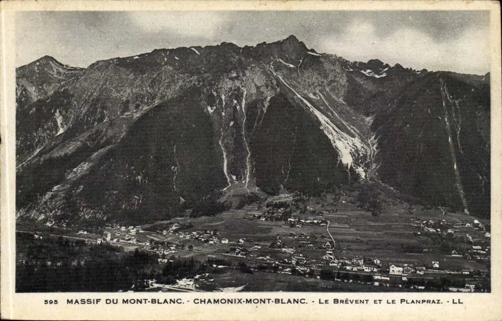 Mont-Blanc-Massiv — Chamonix-Mont-Blanc — Le Brévent und Le Planpraz — LL — Nr. 595 - Vorderseite