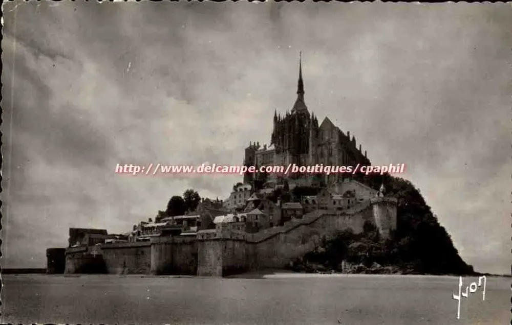 Mont Saint-Michel — Allgemeiner Blick (Seite Merveille) — Les Editions d'Art, B 153 - Vorderseite