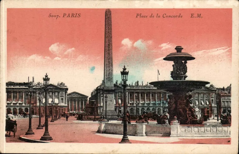 Place de la Concorde — Paris — E.M., n° 5007 - Frente