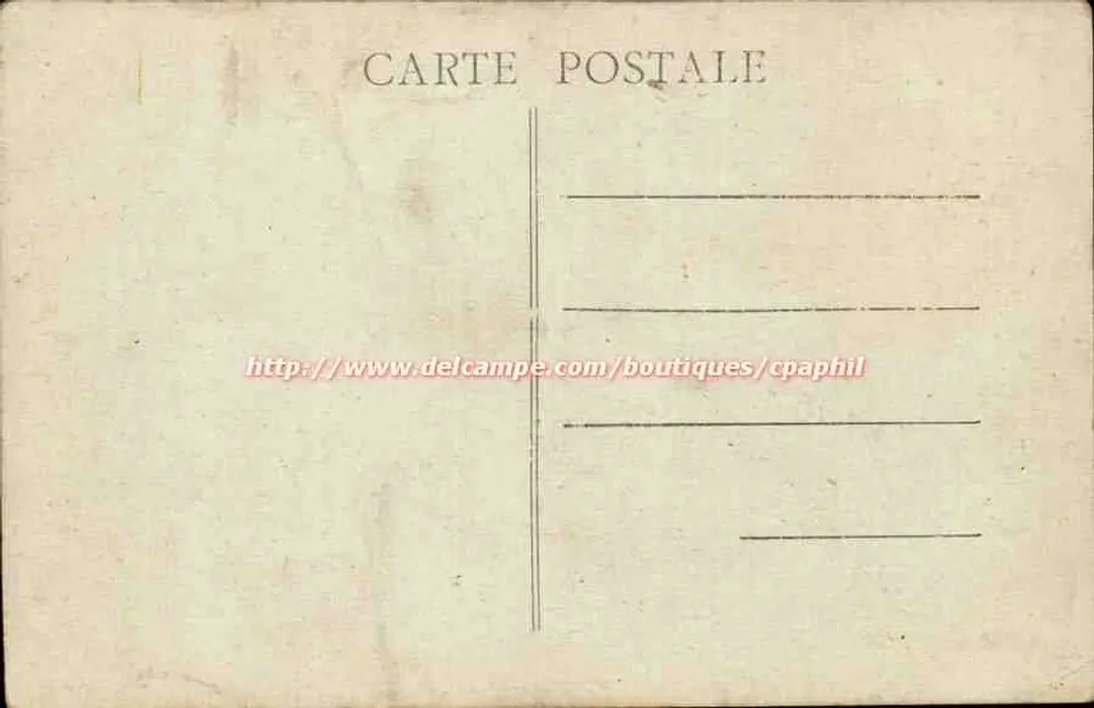 Place de la Concorde — Paris — E.M., n° 5007 - Verso