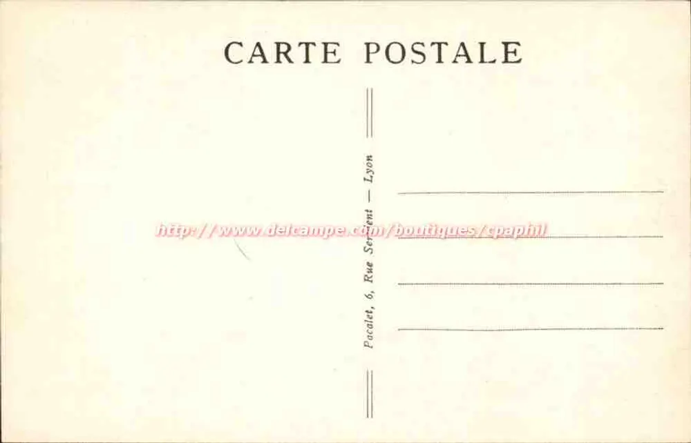 Thonon-les-Bains (Hte-Savoie) — Der See und das Hotel du Parc — P.L. - Rückseite