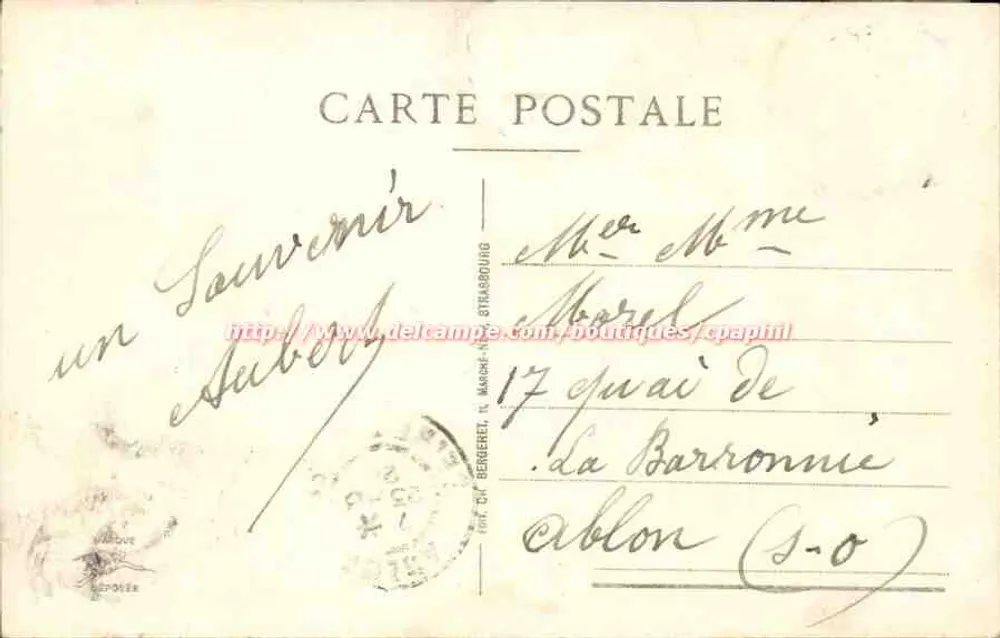 Strasbourg - Place de la République - Bibliothèque de l'Université - Rückseite