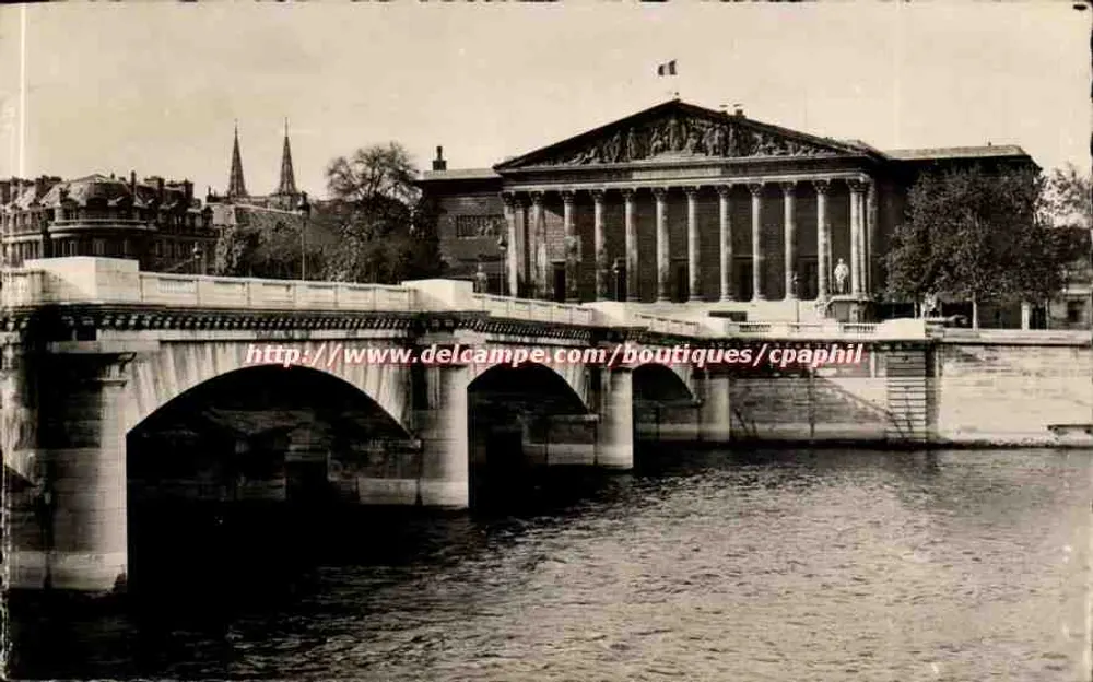 Palast der Nationalversammlung — Brücke der Konkordanz — Verlag REAL-PHOTO, n°1503 - Vorderseite