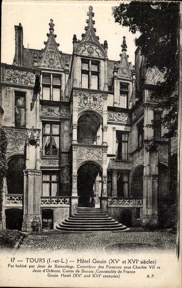 Tours (Loire-et-Loire) — Hotel Gouin (15. und 16. Jahrhundert) — A.P. - Vorderseite