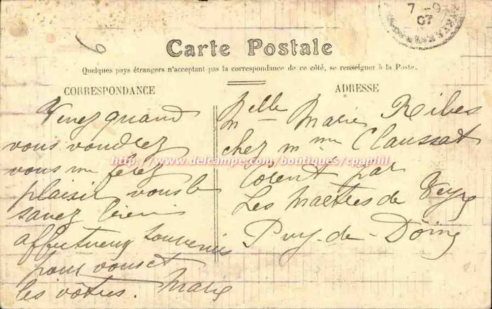 Châteauroux — Estátua do Geral Bertrand — Editor desconhecido, n°88 - Verso