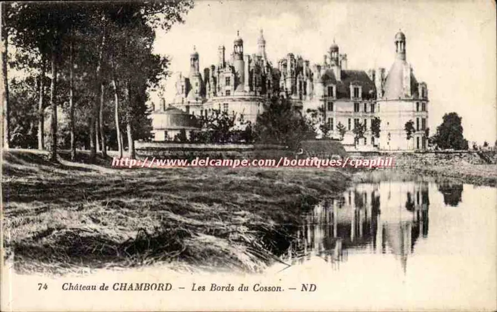 Schloss CHAMBORD — Die Ufer des Cosson — ND - Vorderseite