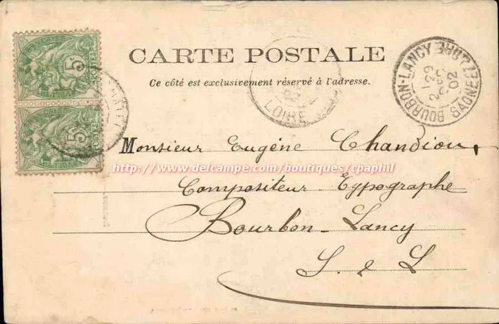 Roanne — Igreja de São Etienne — Victor Bayiste, editor, Roanne - Verso