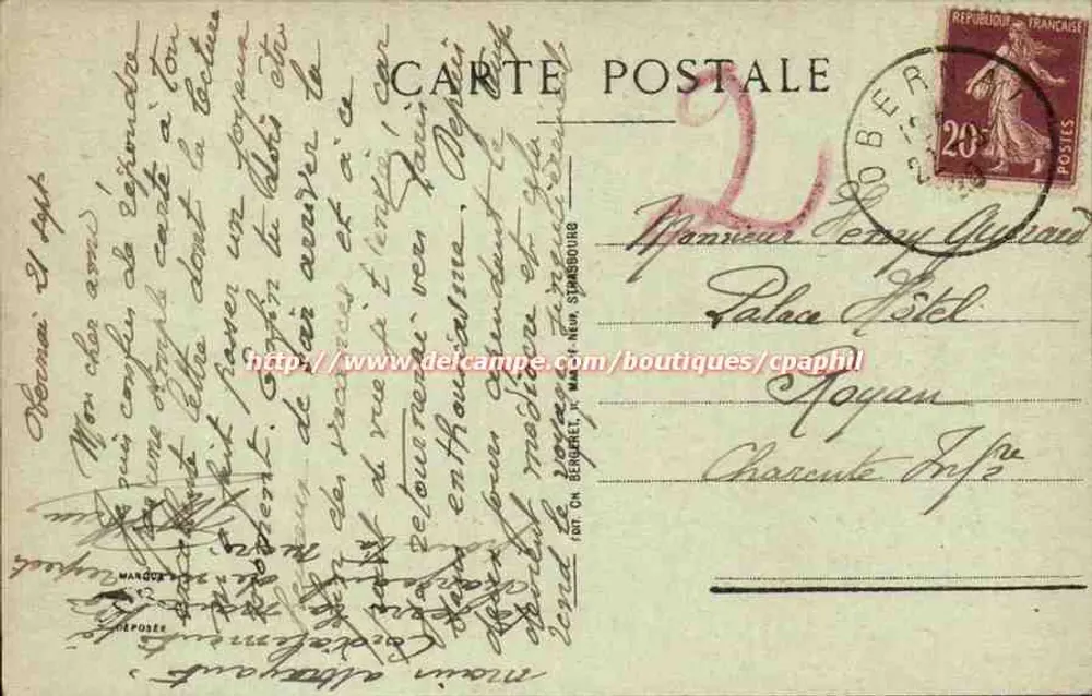 Obernai - Os Muros — editor Delcampe, n°8 - Verso