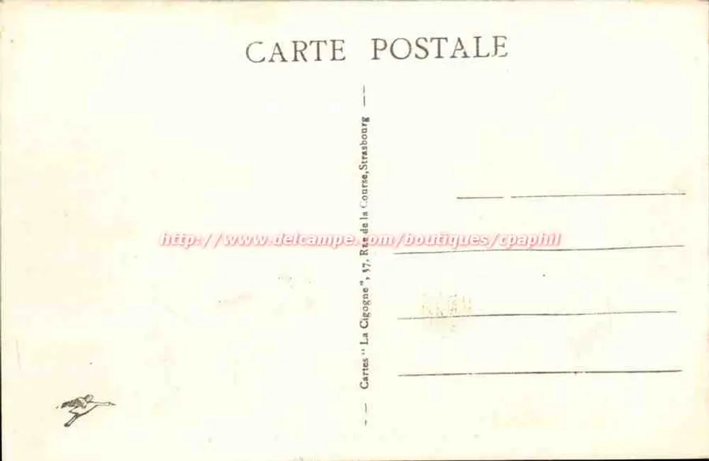 Strasbourg — Ansicht vom Ponts Couverts — Verlag La Cigogne, Nr. 150 - Rückseite