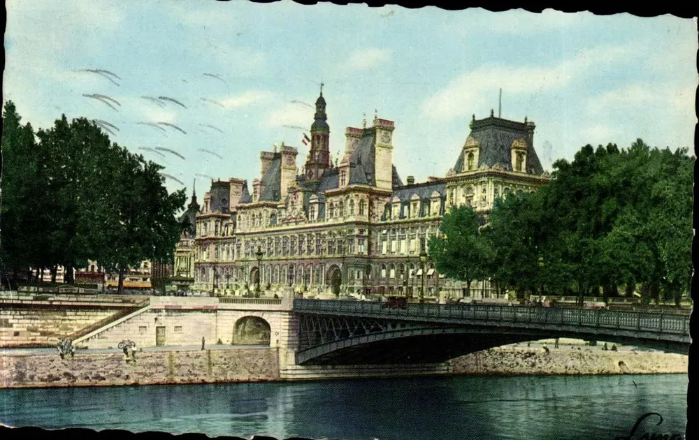 Paris — O Hotel de Ville — Editor Lame, n° 522 - Frente