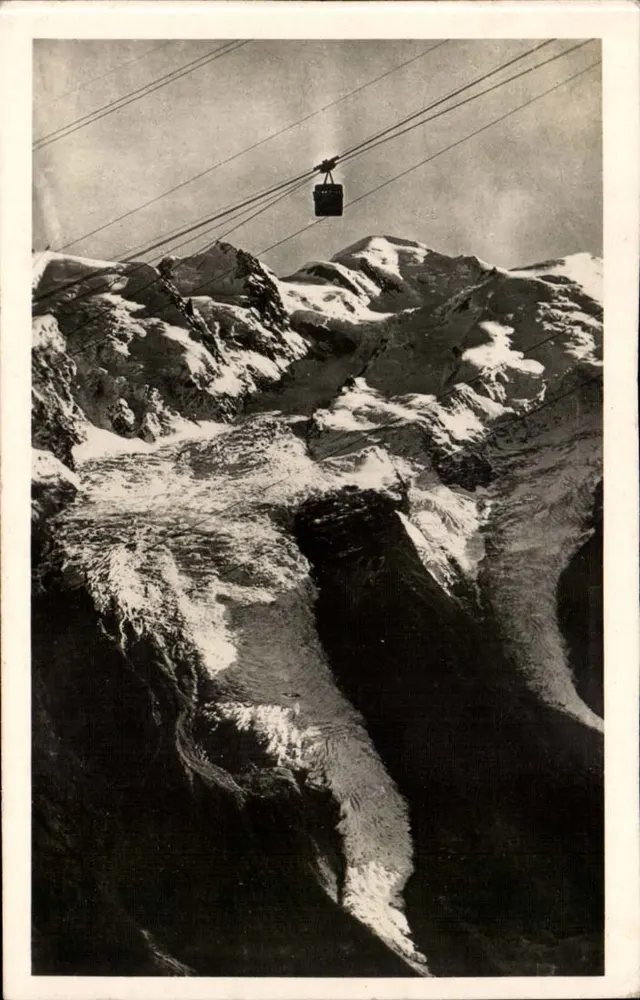 Chamonix-Mont-Blanc — Téléphérique de Plan-Praz-Prévéven — Glacier des Bossons — L. Morand, Verlag - Vorderseite