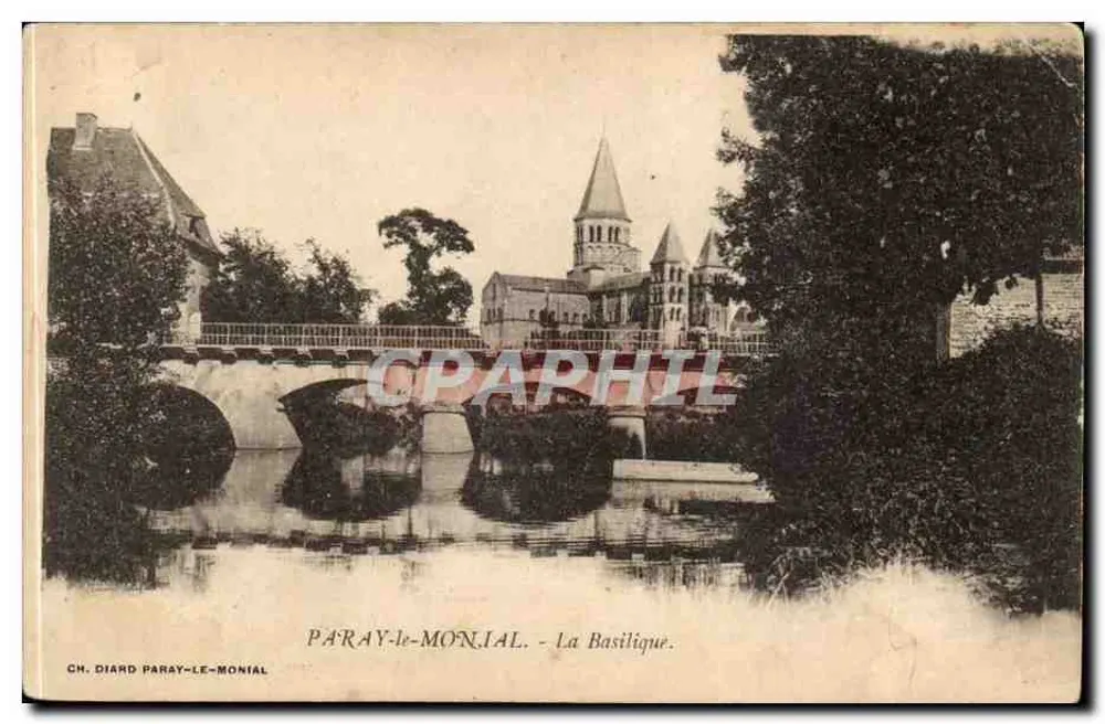 Paray-le-Monial — A Basílica — CH. Diard Paray-le-Monial - Frente