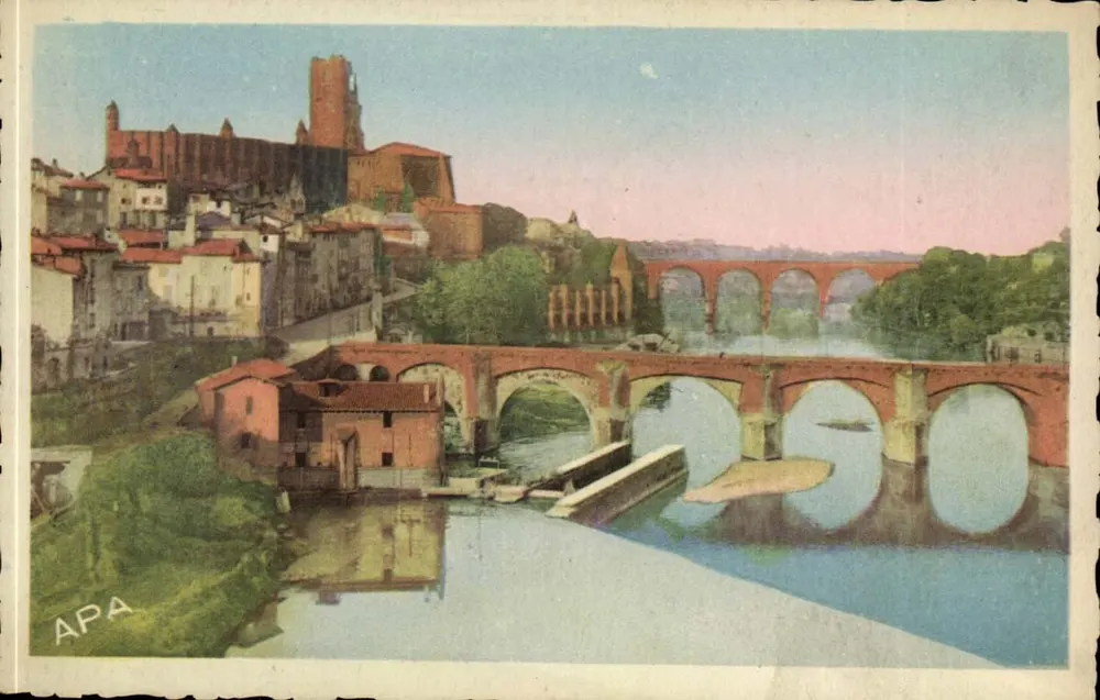 Albi — Les Ponts et la vieille ville — Les Cartes A.P.A. - Vorderseite